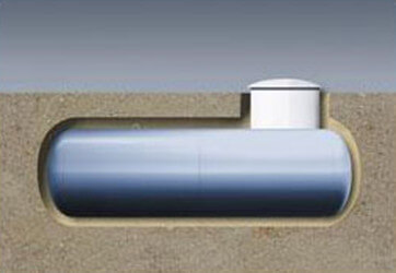 Depósito enterrado gas propano Depósito enterrado gas propano